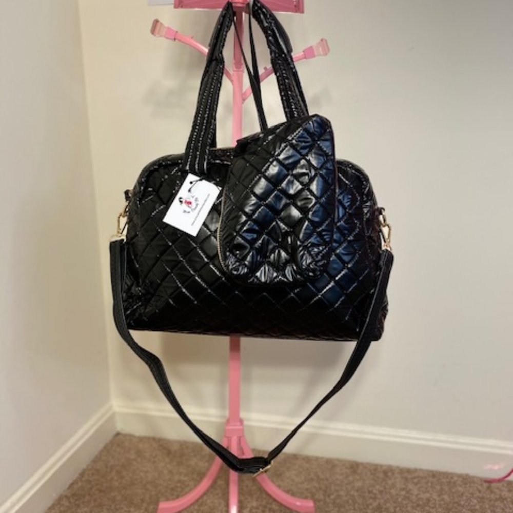 Handbag, Satchel, Quilted Purse, Shoulder Bag